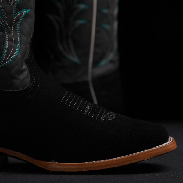 Black Roughout – Square Toe - Image 4