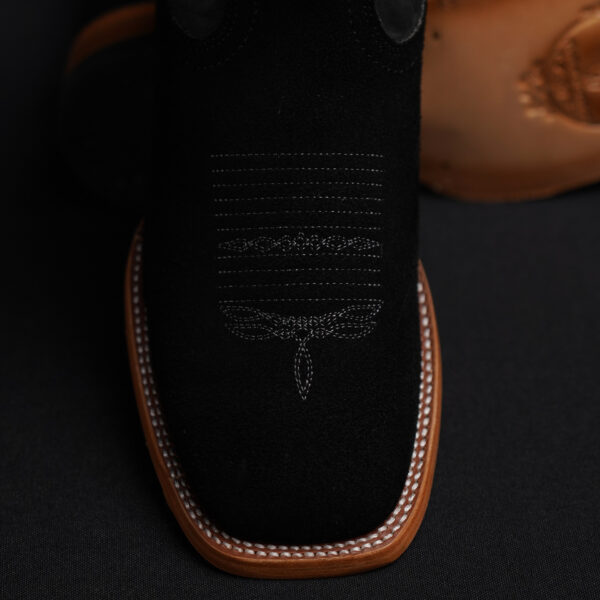 Black Roughout – Square Toe - Image 2