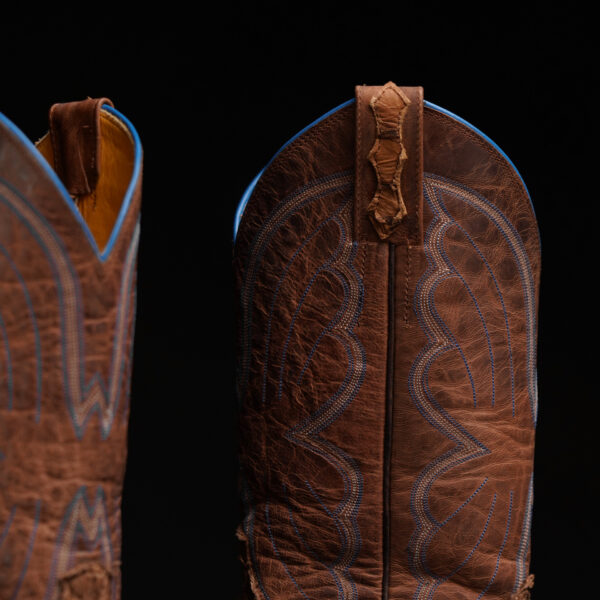 Genuine Tan Pirarucu - Square Toe (Made In USA) - Image 2