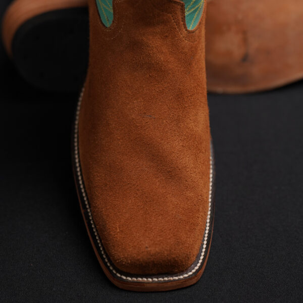 Genuine Tan Roughout - Cutter Toe (Made In USA) - Image 2