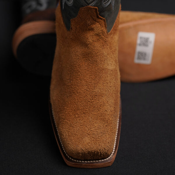 Top Hand Rough Out Cutter Toe Genuine Tan Roughout - Cutter Toe - Alfa Western WearAlfa Western Wear