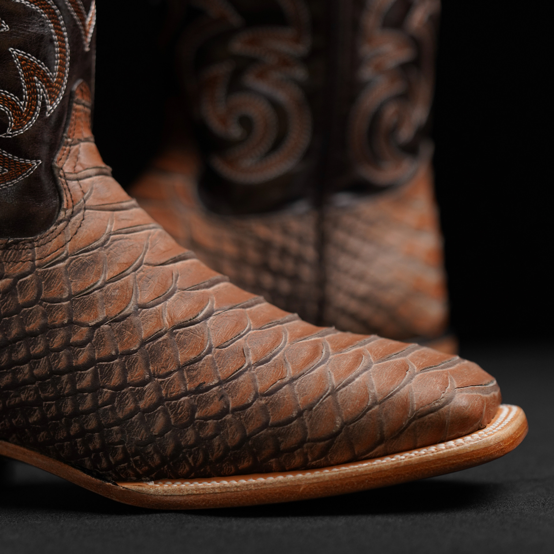 Brown Giant Python – Square Toe - Image 4