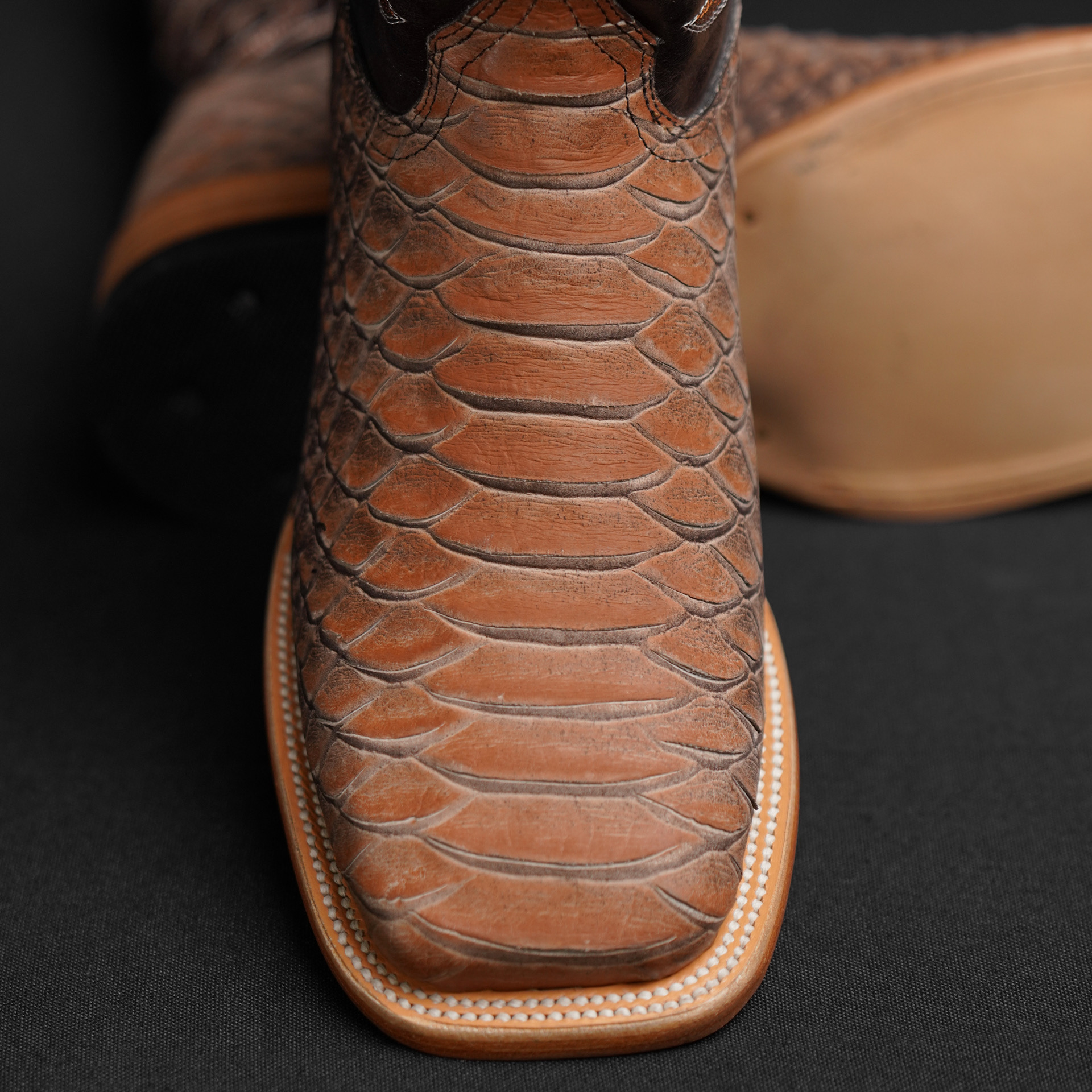 Brown Giant Python – Square Toe - Image 2