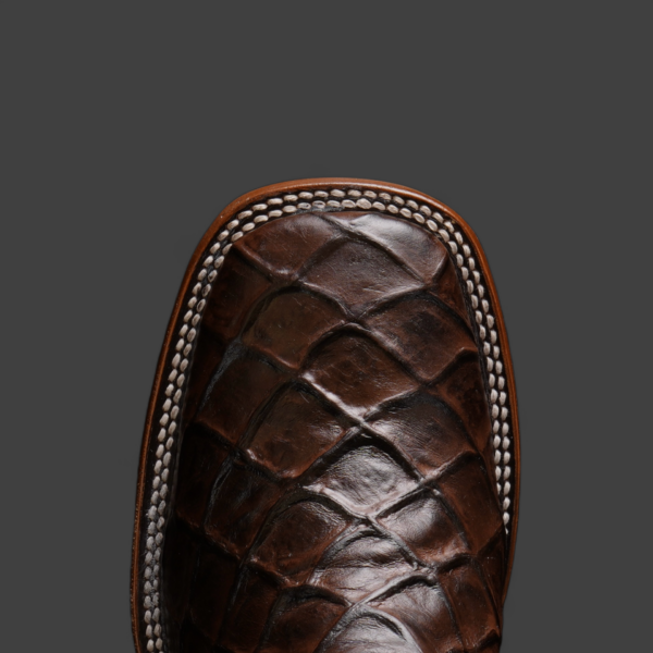 Brown Fish Scale – Square Toe - Image 2