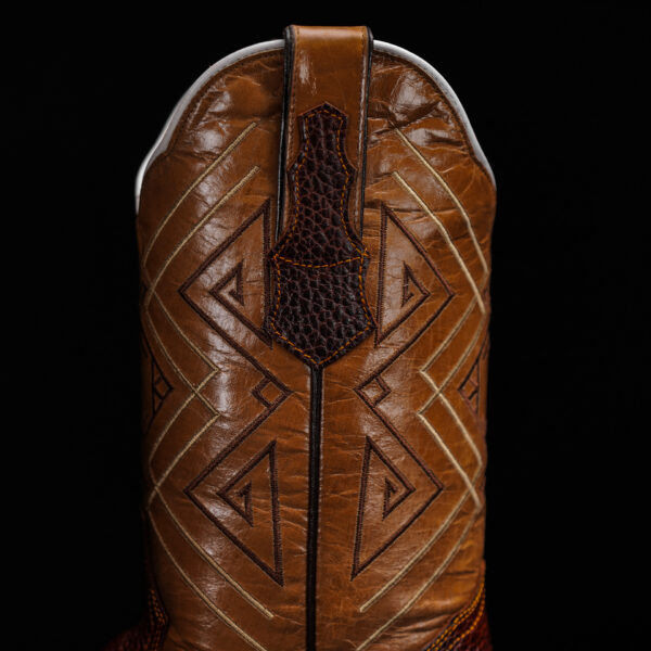 Brown Bull Hide – Square Toe - Image 4