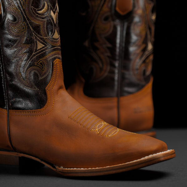 Brown Cowhide – Square Toe - Image 3