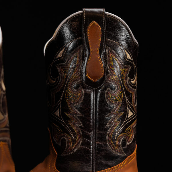 Brown Cowhide – Square Toe - Image 4
