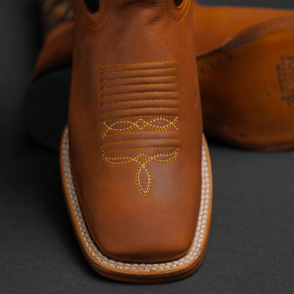 Brown Cowhide – Square Toe - Image 2