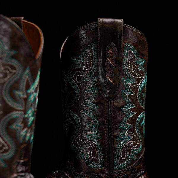 Brown Caiman Neck – Square Toe - Image 4
