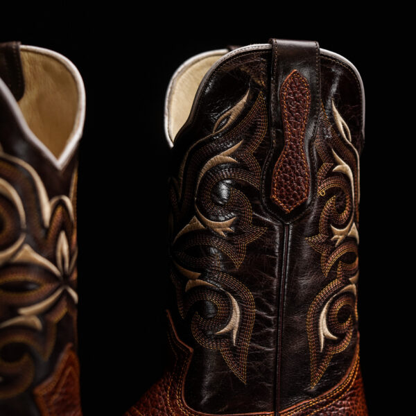 Brown Bull Hide – Rodeo Toe - Image 5