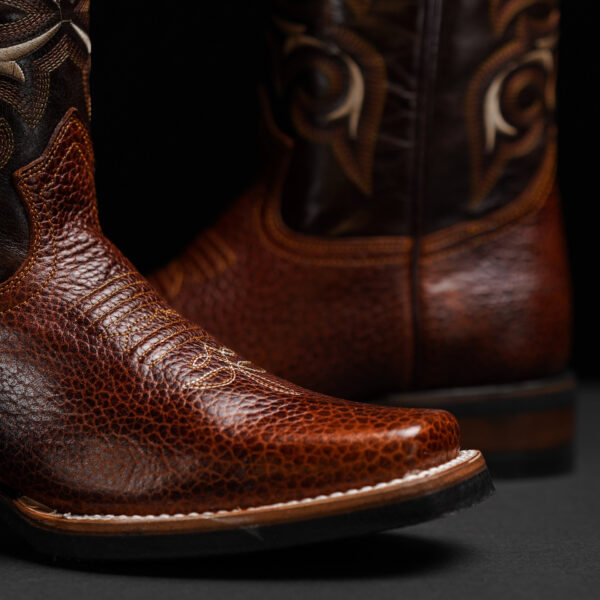Brown Bull Hide – Rodeo Toe - Image 4