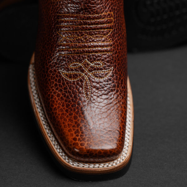 Brown Bull Hide – Rodeo Toe - Image 3