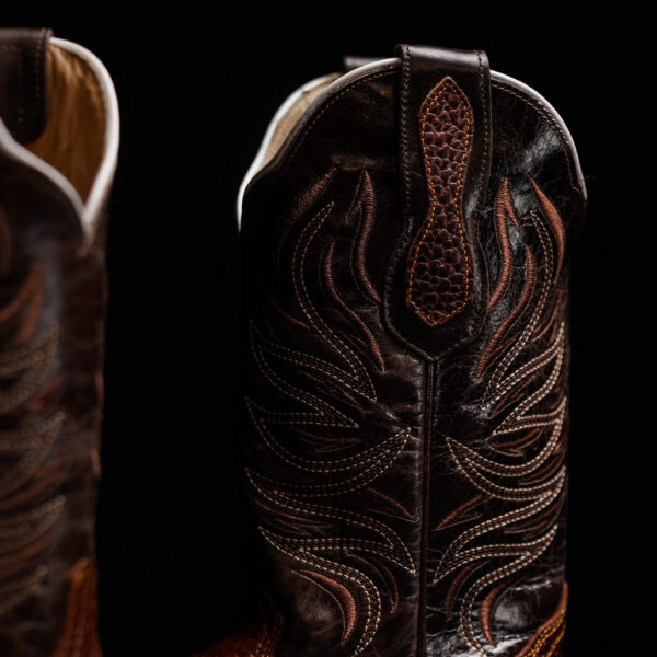 Brown Bull Hide – Square Toe - Image 4
