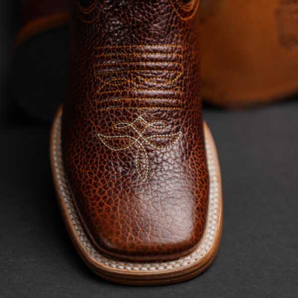 Brown Bull Hide – Square Toe - Image 2