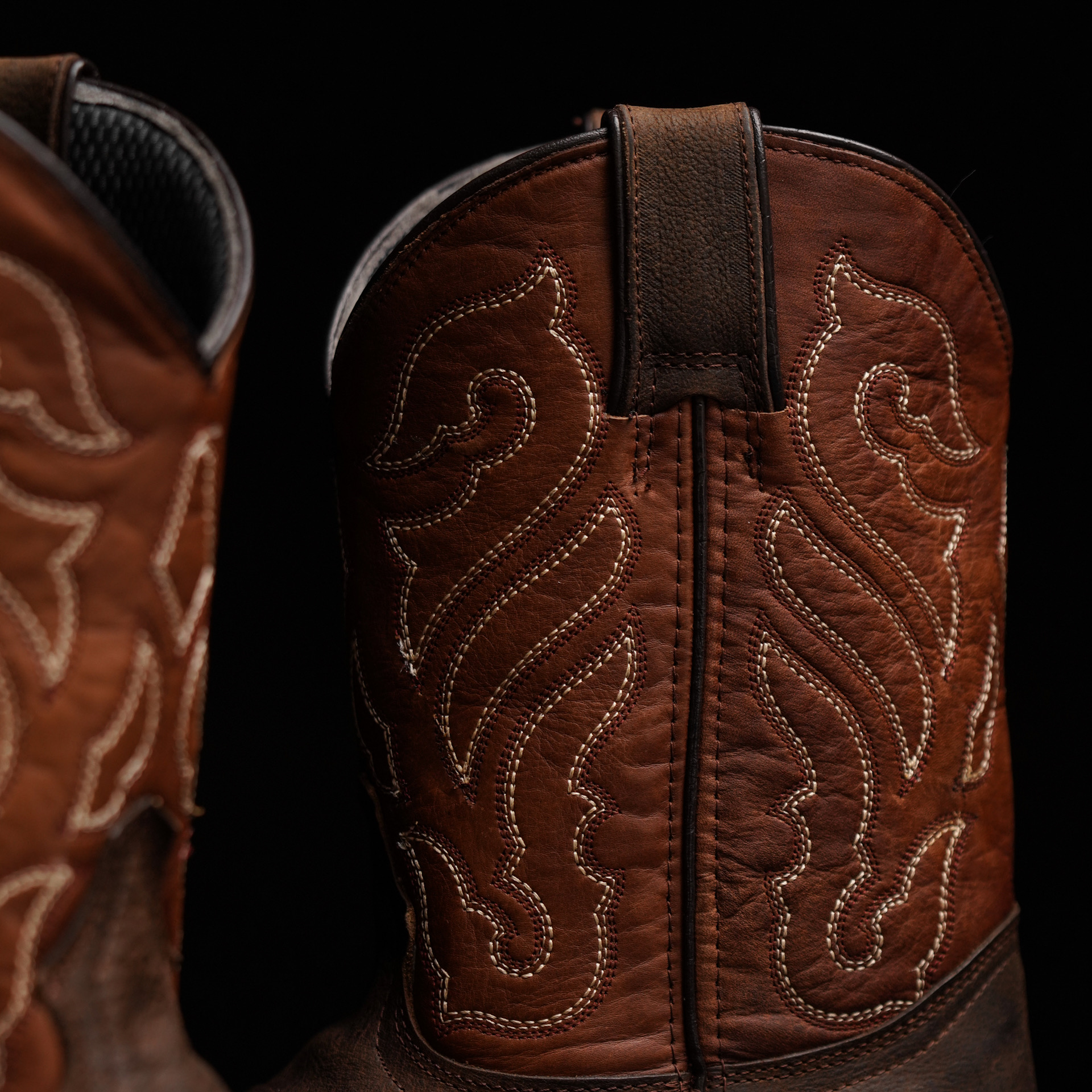 Brown Bull Hide Soft Toe – Square Toe - Image 6