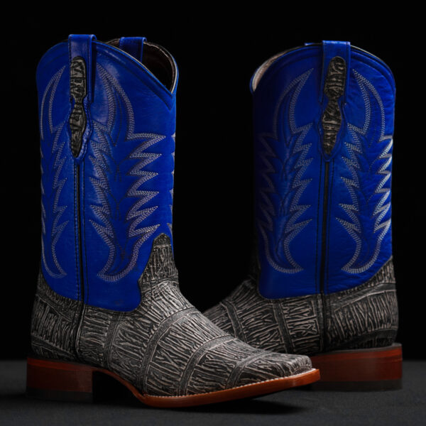 Gray Alligator- Rodeo Toe