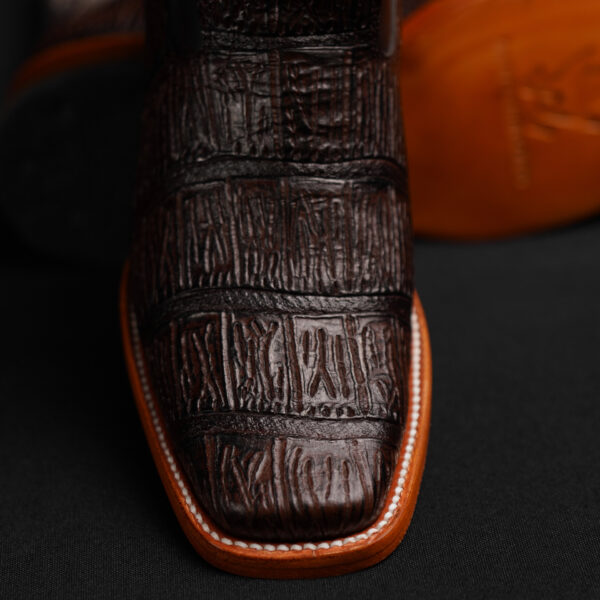 Brown Alligator- Rodeo Toe - Image 2