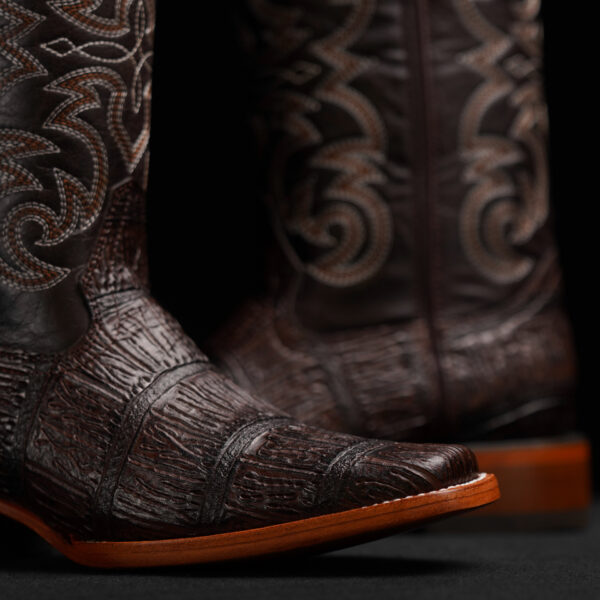 Brown Alligator- Rodeo Toe - Image 4