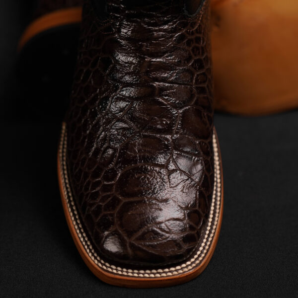 Chocolate Brown Sea Turtle – Square Toe - Image 2