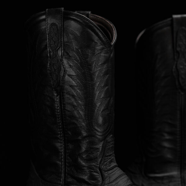 Matte Black Giant Python – Square Toe - Image 5