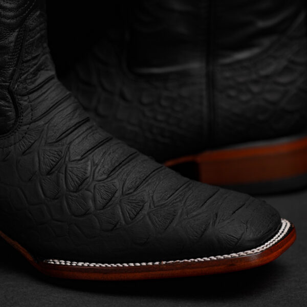 Matte Black Giant Python – Square Toe - Image 4