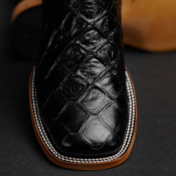Black Fish Scale – Square Toe - Image 2