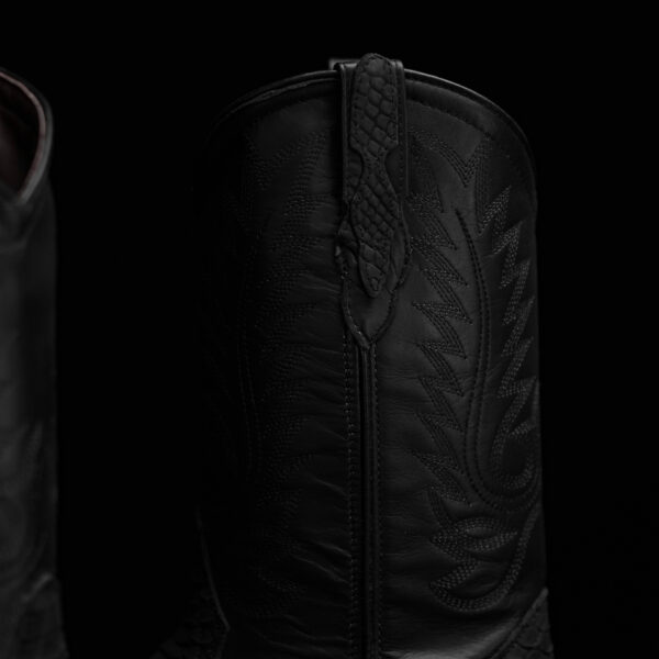 Matte Black Python – Cutter Toe - Image 5