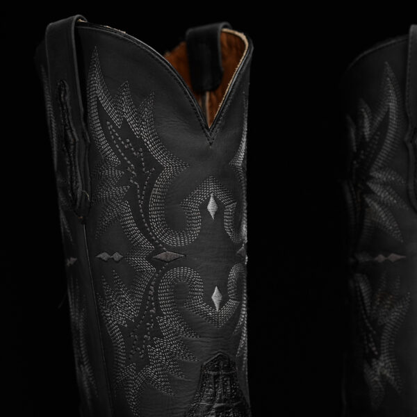Black Caiman Neck– Square Toe - Image 6