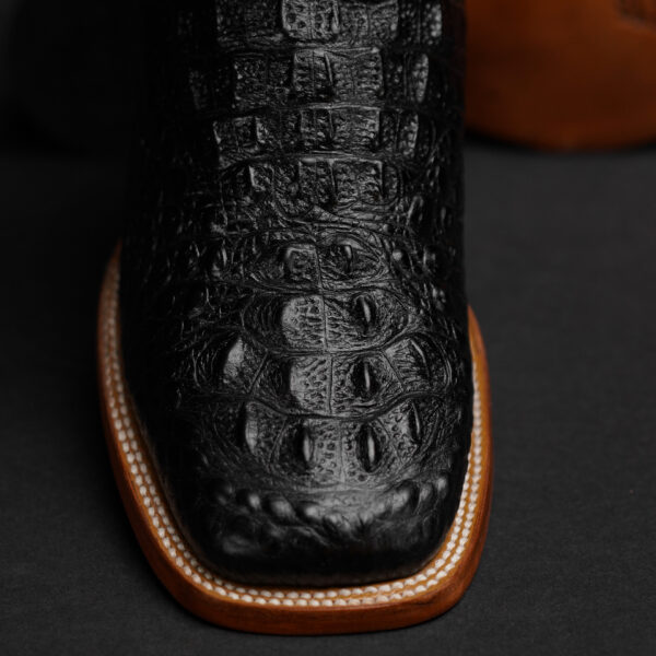 Black Caiman Neck– Square Toe - Image 3