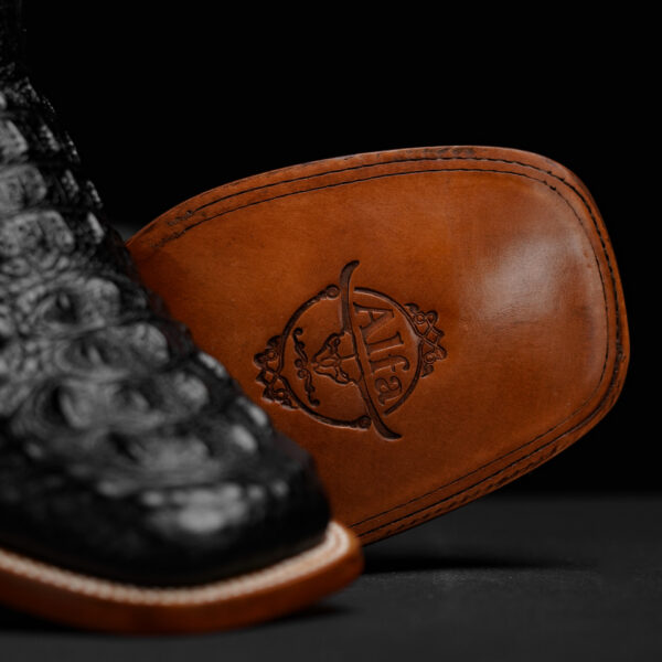Black Caiman Neck– Square Toe - Image 4