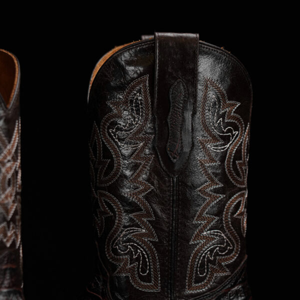 Brown Caiman Neck - Square Toe - Image 4