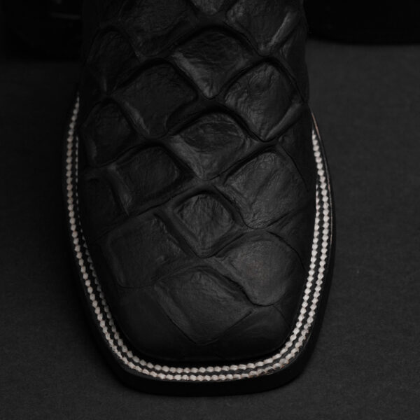 Matte Black Fish Scale – Square Toe - Image 2