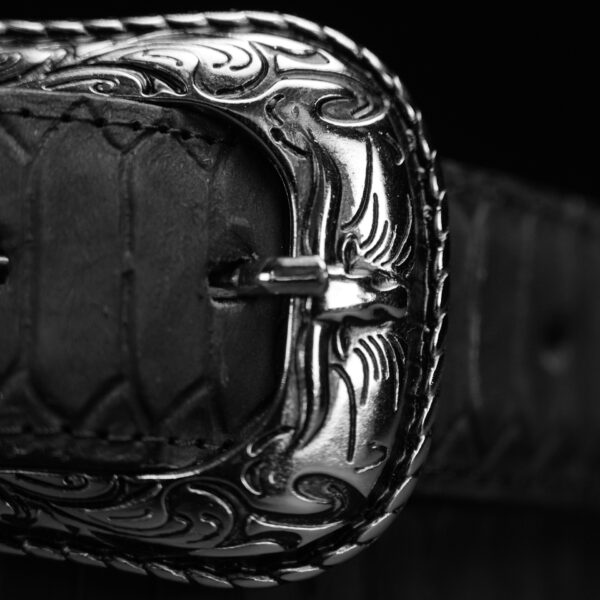 Matte Black Python Combo (Boot/Belt/Wallet) - Image 4
