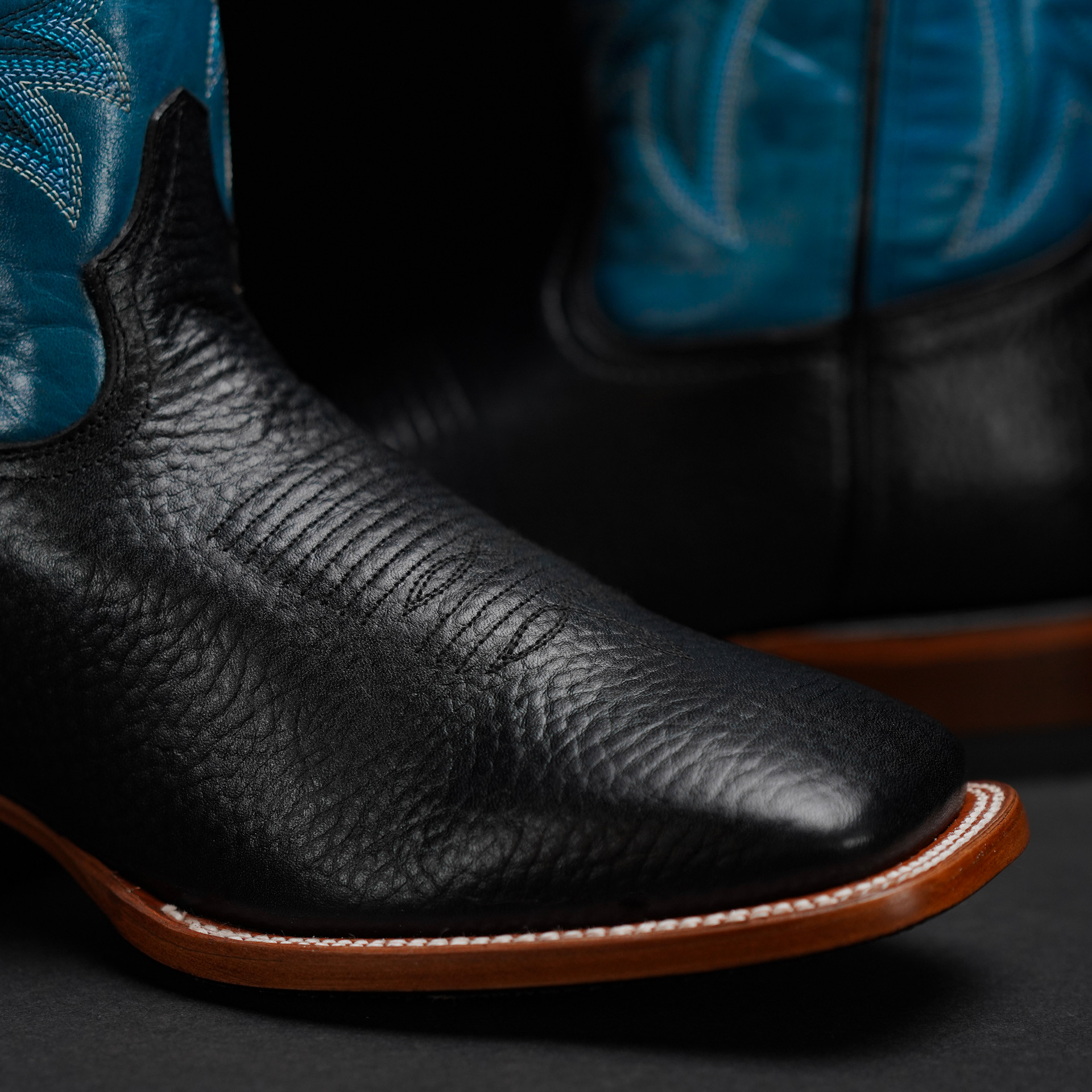 Black Bullhide – Square Toe - Image 3