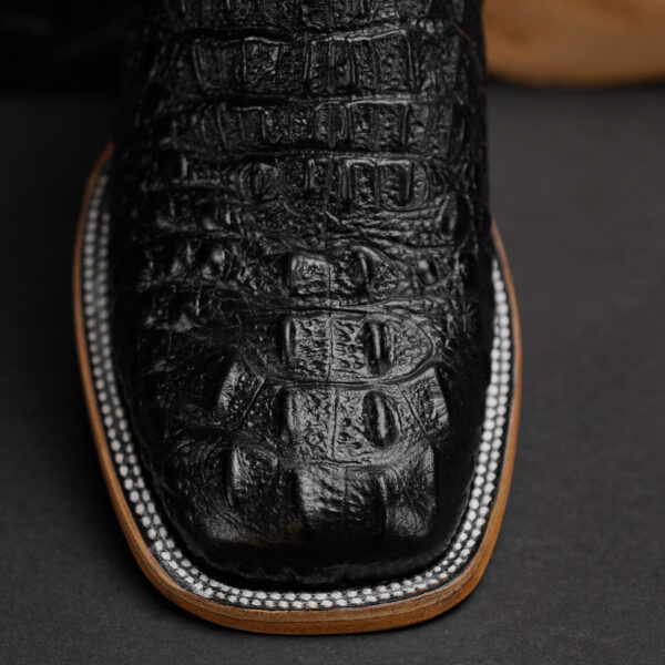 Black Caiman Neck – Square Toe - Image 2