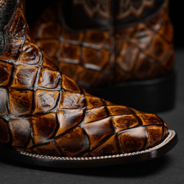 Honey Fish Scale – Square Toe - Image 3