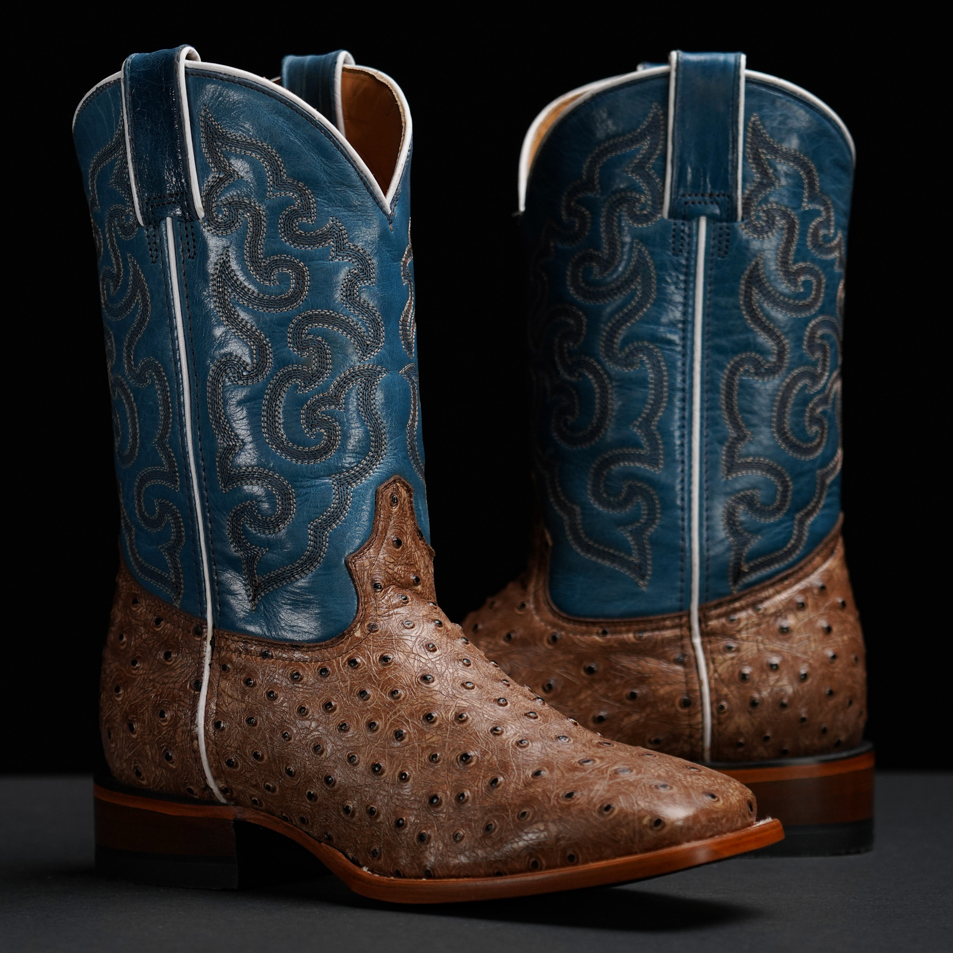 Brider Orix Ostrich – Square Toe - Alfa Western WearAlfa Western Wear