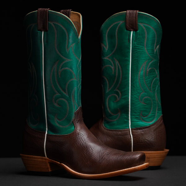 Genuine Brown Cowhide - Cutter Toe (Made In USA)