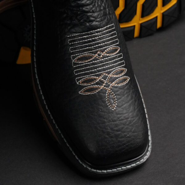 Black Bull Hide Soft Toe – Square Toe - Image 2