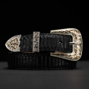 Black Python Belt