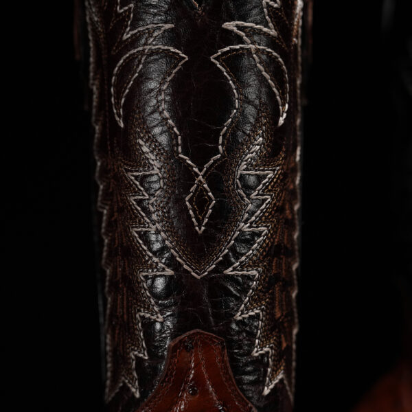 Cognac Ostrich – Sqaure Toe - Image 4