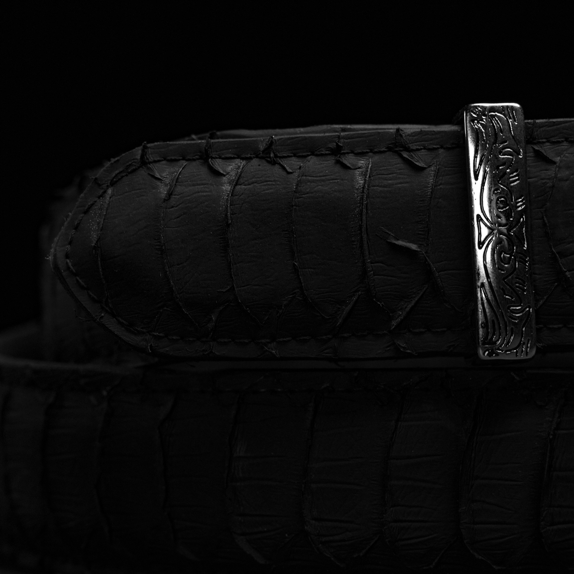 Black Python Belt - Image 2