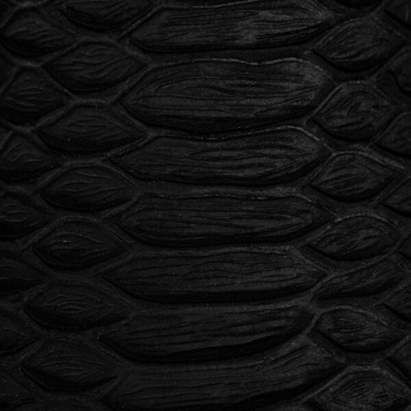 Matte Black Python - Square Toe - Image 4