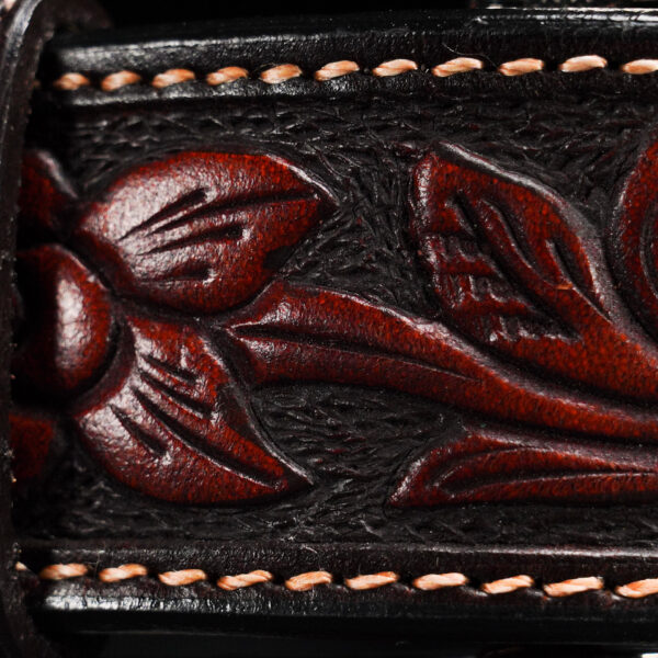 Hand Tooled & Beading - Twisted X Belt - Image 3