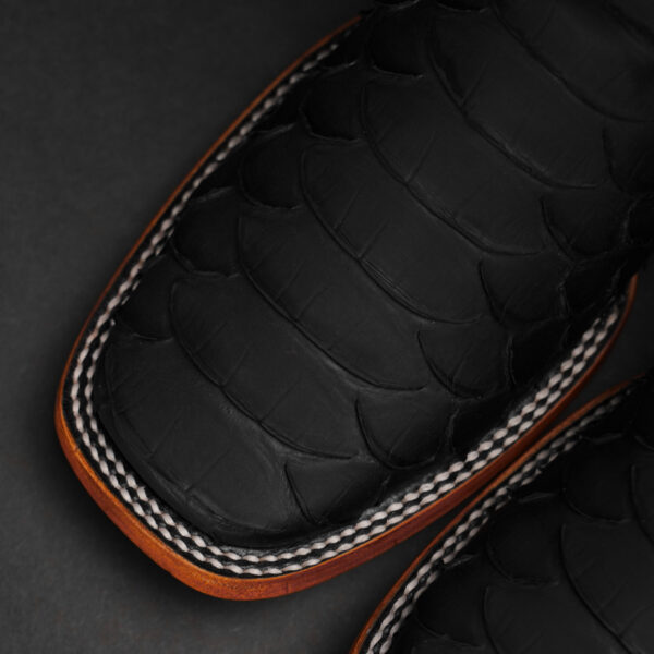 Matte Black Giant Python - Square Toe - Image 2