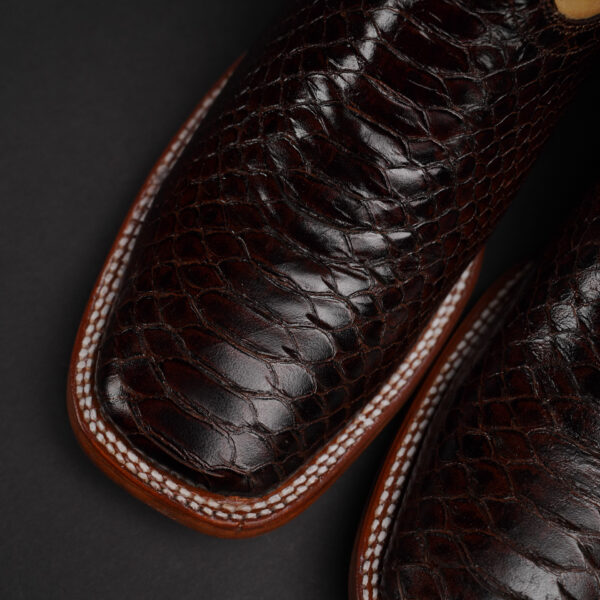 Brown Python – Square Toe - Image 2