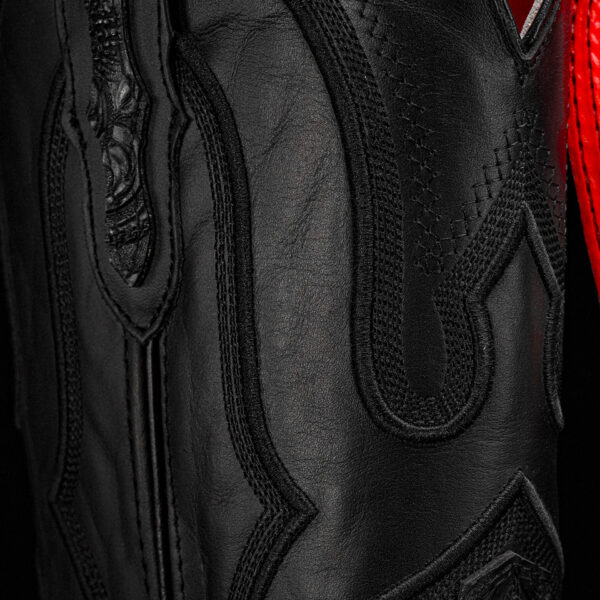 Black Hand Tooled – Square Toe - Image 4