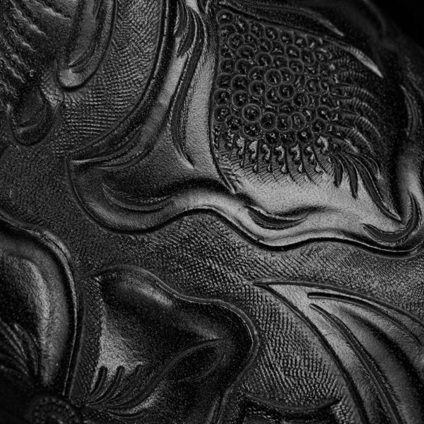 Black Hand Tooled – Square Toe - Image 3