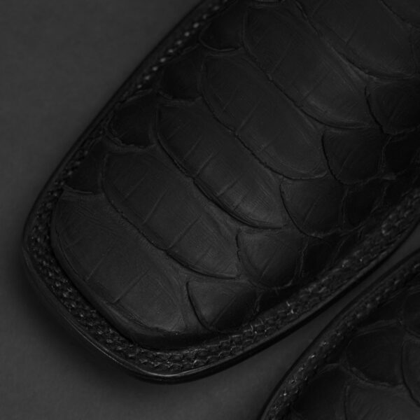 Matte Black Giant Python – Square Toe - Image 2