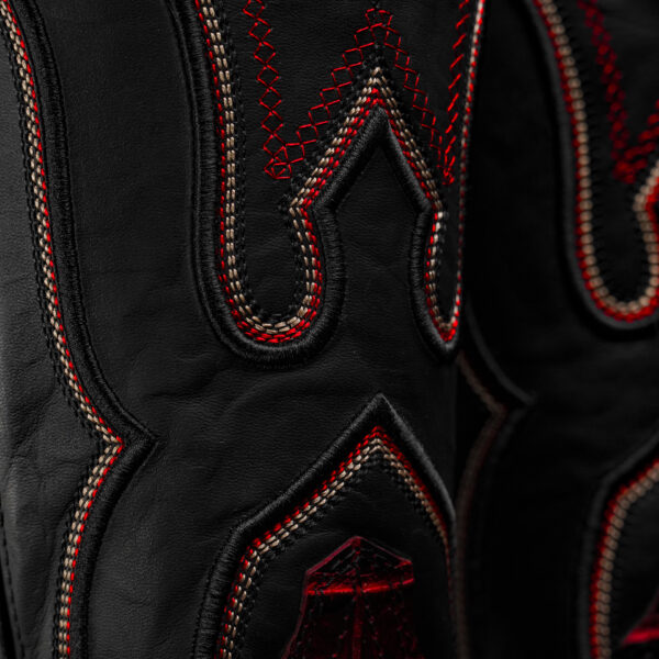 Black Cherry Alligator Belly - Square Toe - Image 4